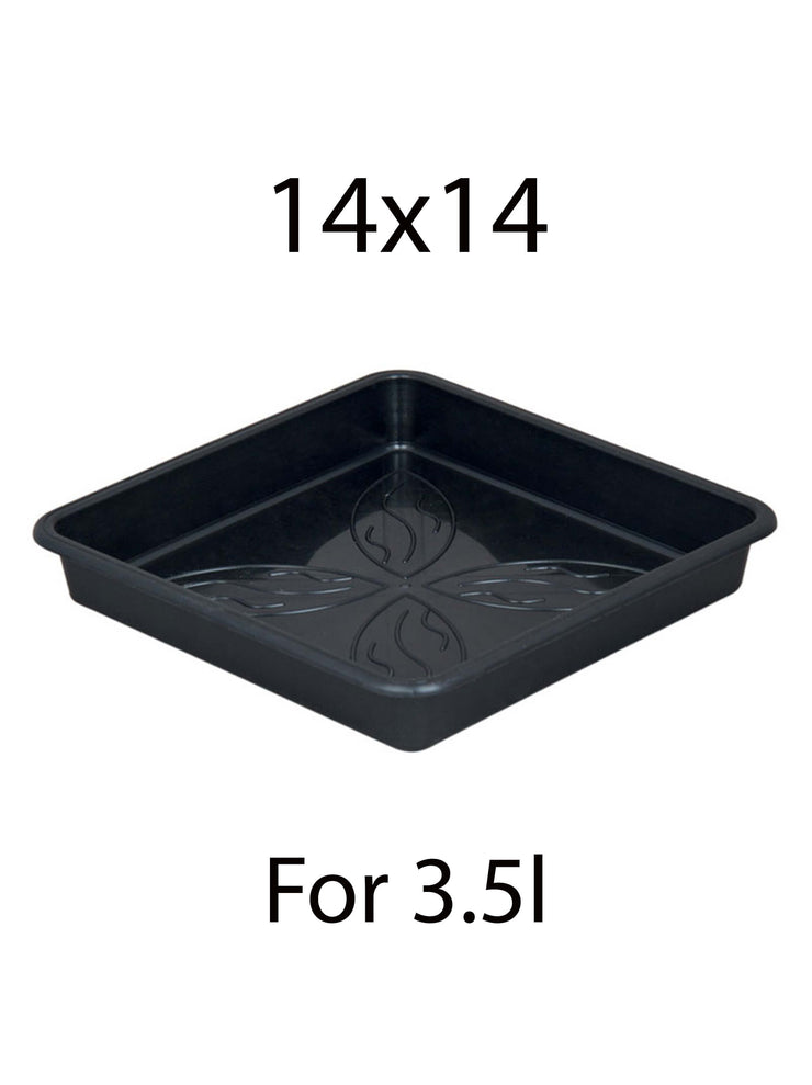 14x14cm Square Saucer - 3.5l